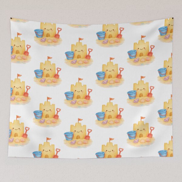 Item preview, Summer Sandcastle at the Beach designed and sold by MeroroGraphics.