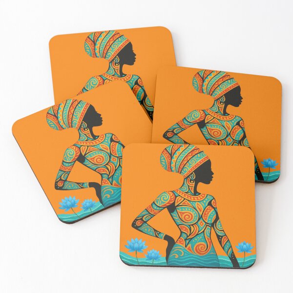 Item preview, African Tribal Art – Colorful Cultural Expression designed and sold by MySophiaStore.