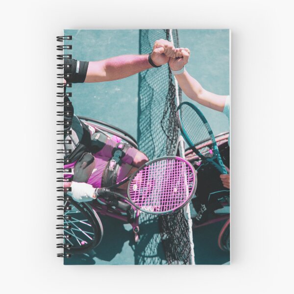Item preview, "Wheelchair Tennis – United by the Net" designed and sold by It's Wheelie Cool.