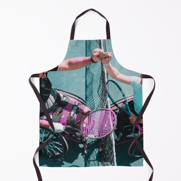 Item preview, "Wheelchair Tennis – United by the Net" designed and sold by It's Wheelie Cool.
