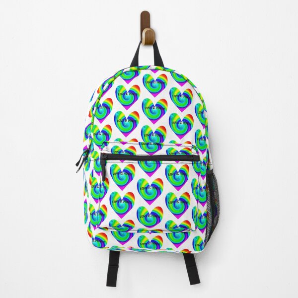 Item preview, Love Is Power – Bold Rainbow Swirl Heart Art designed and sold by gleefulme.