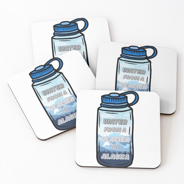 Item preview, Water From A Glacier in Alaska Water Bottle WaterBoy designed and sold by emotionalvomit.