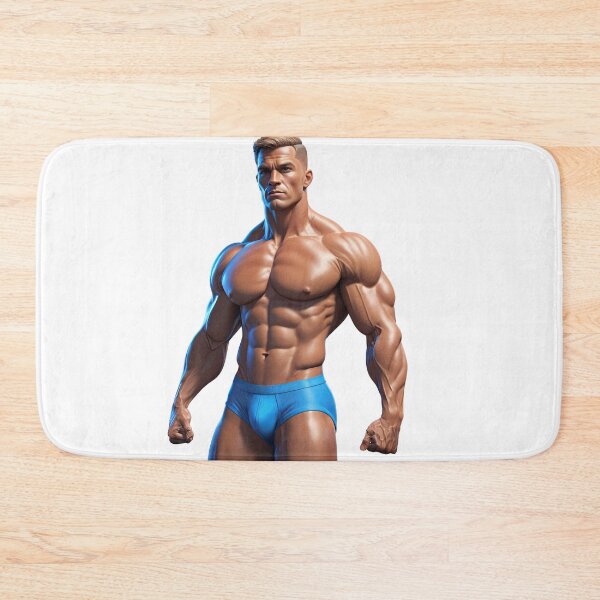 Item preview, Ultra Muscular Bodybuilder Sticker – Bold Fitness Art #120 designed and sold by ForeverPrintsOK.
