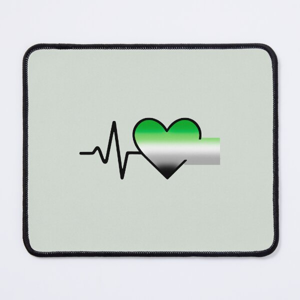 Item preview, Aromantic: LGBTQ+ Heartbeat Collection designed and sold by DesgnsxGifts.