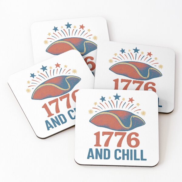 Item preview, 1776 and Chill Funny Patriotic 4th of July 4  designed and sold by The Junto Shop.