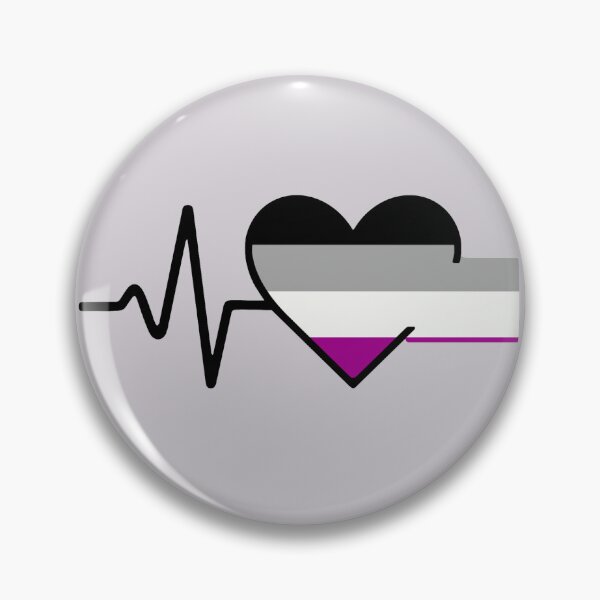 Item preview, Asexual: LGBTQ+ Heartbeat Collection designed and sold by DesgnsxGifts.