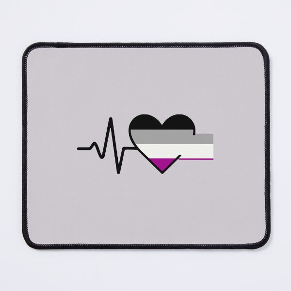 Item preview, Asexual: LGBTQ+ Heartbeat Collection designed and sold by DesgnsxGifts.