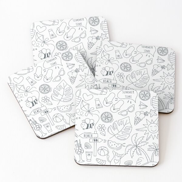 Item preview, doodles of summer designed and sold by FunEyeDesign.