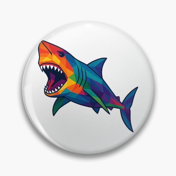 Item preview, Prismatic Jaws Shark designed and sold by TheWonkyEaselCo.