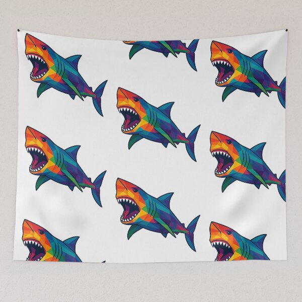 Item preview, Prismatic Jaws Shark designed and sold by TheWonkyEaselCo.