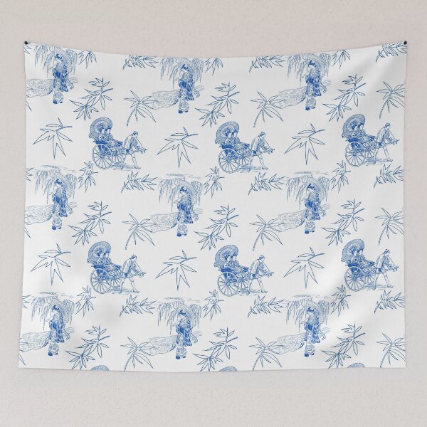 Item preview, Chinoiserie designed and sold by TurquoiseBird.