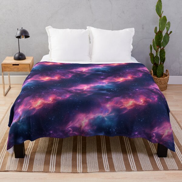 Item preview, Vibrant Cosmic Nebula with Pink and Blue Hues designed and sold by NTGUILTY.
