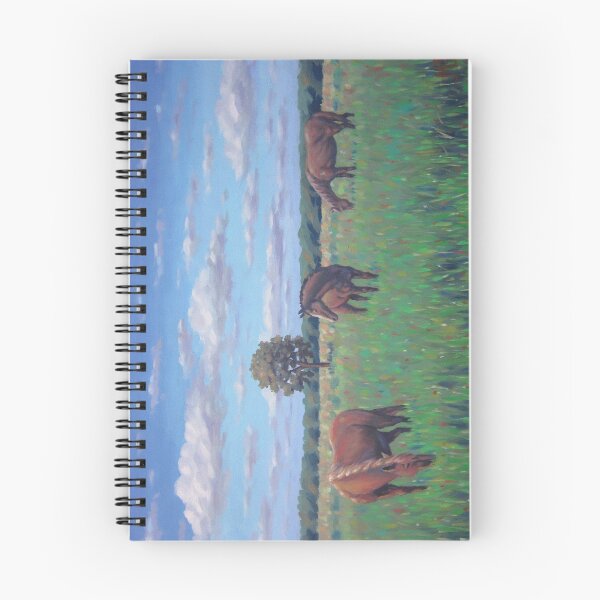 Item preview, Horses, Horses on the meadow, Horses painting designed and sold by rrenchim.