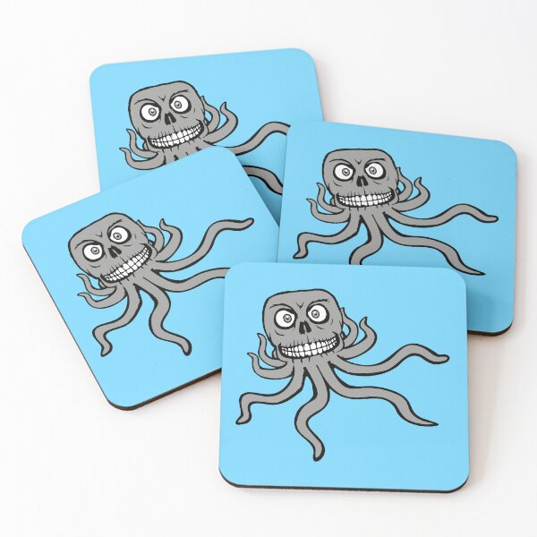 Item preview, Octopus Alien Monster Horror Alien Grinning Smile designed and sold by shirt-o-mat.