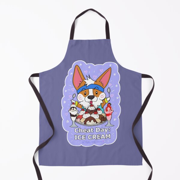 Item preview, Corgi Cheat Day: ICE CREAM designed and sold by SPufferART.