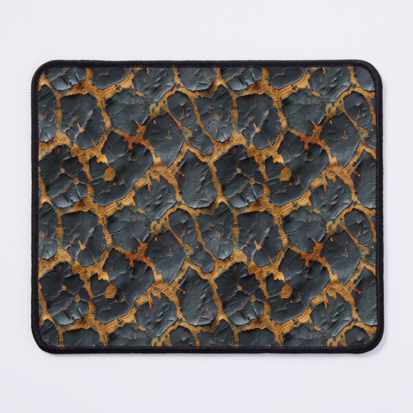 Item preview, Abstract Dark and Orange Cracked Ground Texture designed and sold by NTGUILTY.