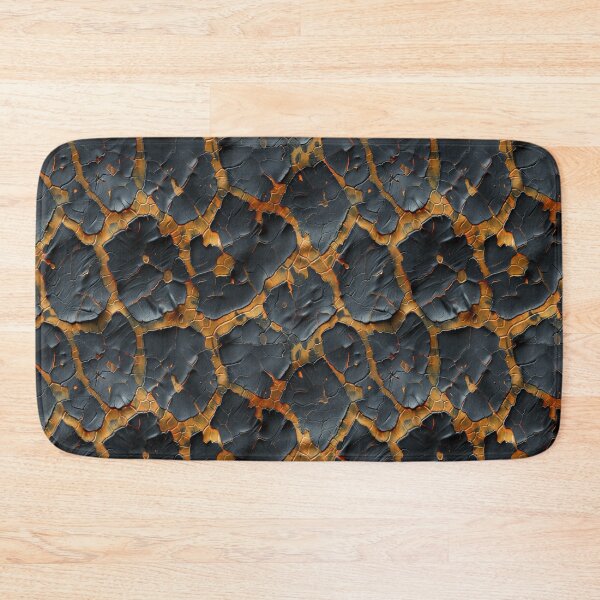 Item preview, Abstract Dark and Orange Cracked Ground Texture designed and sold by NTGUILTY.