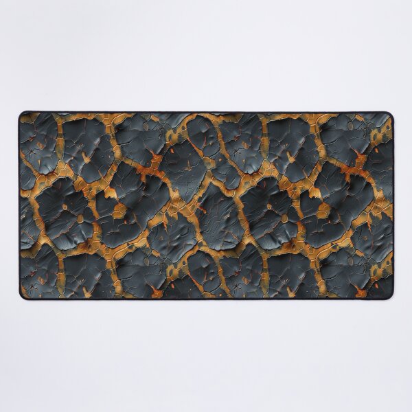 Item preview, Abstract Dark and Orange Cracked Ground Texture designed and sold by NTGUILTY.