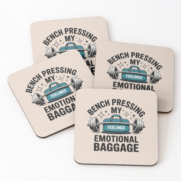 Item preview, Bench Pressing My Emotional Baggage designed and sold by CrypticHMystic.