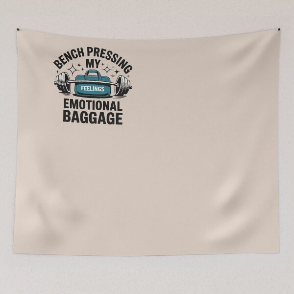 Item preview, Bench Pressing My Emotional Baggage designed and sold by CrypticHMystic.