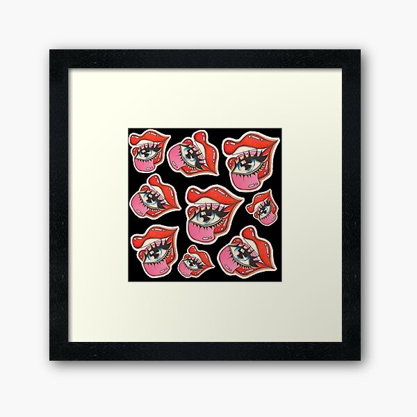 Aperçu de l'œuvre Pop Kiss créée et vendue par Art By  FRANchessca.