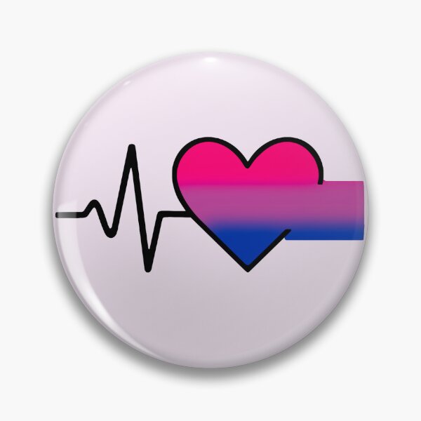 Item preview, Bisexual: LGBTQ+ Heartbeat Collection designed and sold by DesgnsxGifts.