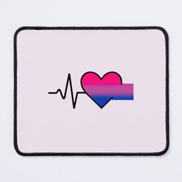Item preview, Bisexual: LGBTQ+ Heartbeat Collection designed and sold by DesgnsxGifts.