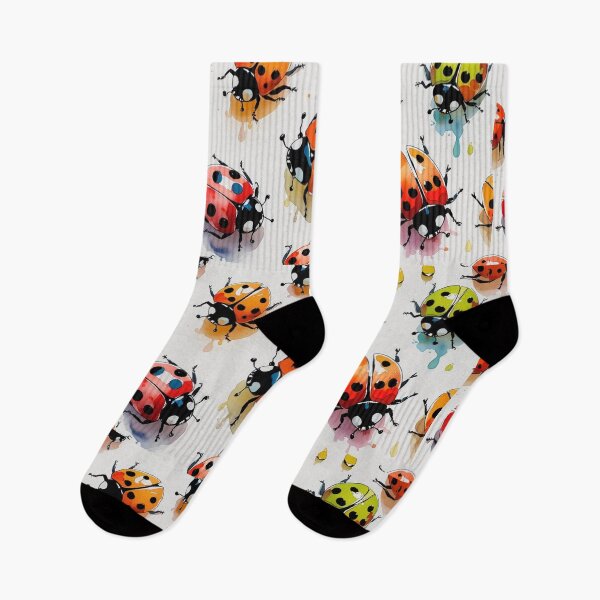 Aperçu de l'œuvre Coccinelles colorées créée et vendue par Happy4uuuu.