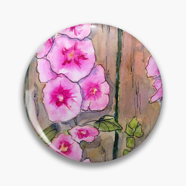 Item preview, Hollyhocks designed and sold by Artbydekloe.