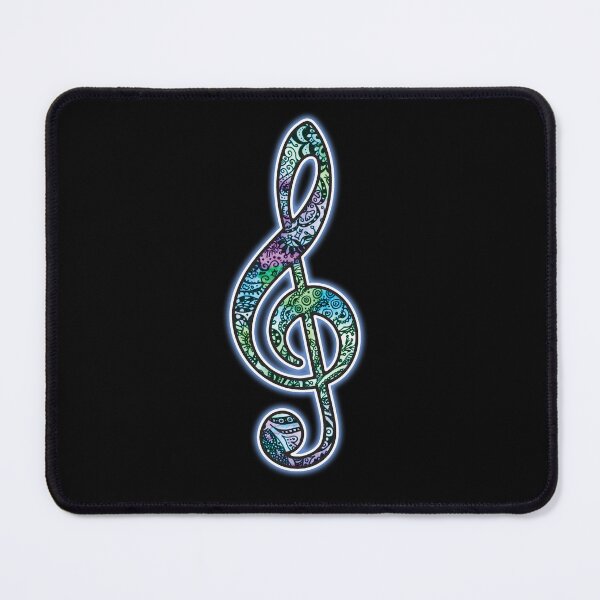 Item preview, Colorful Treble Clef Music Symbol for Music Lovers designed and sold by PinkWinkDesigns.