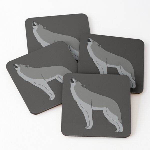 Item preview, Howling Grey Wolf designed and sold by Leapingdoe.