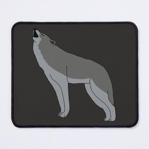Item preview, Howling Grey Wolf designed and sold by Leapingdoe.