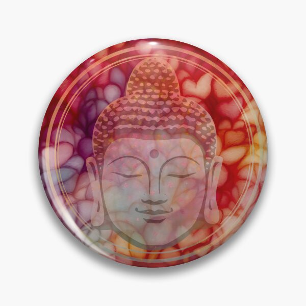 Item preview, Buddha image on hearts designed and sold by Share A Brain Wave.