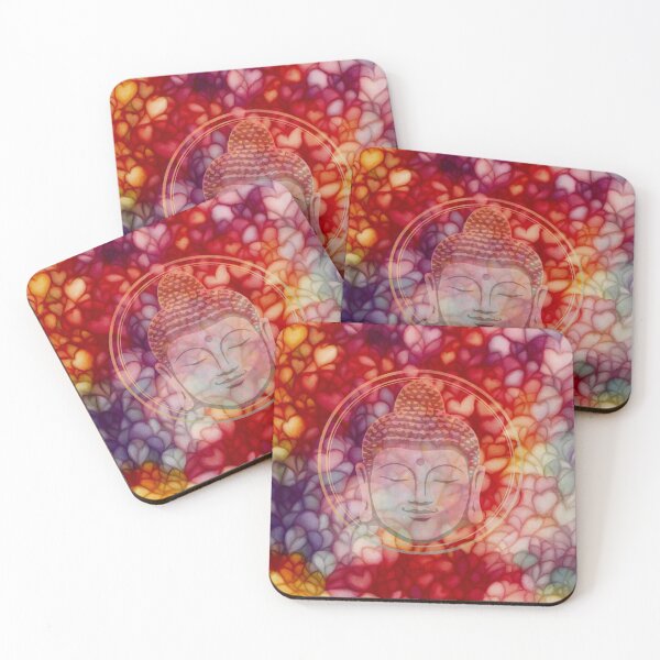 Item preview, Buddha image on hearts designed and sold by Share A Brain Wave.