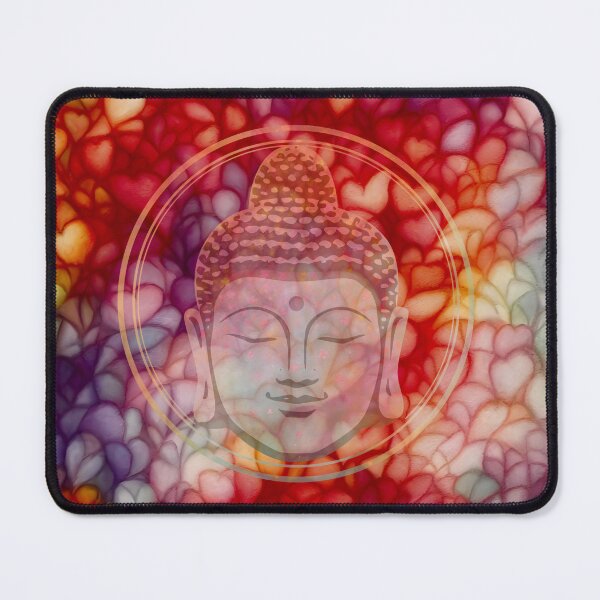 Item preview, Buddha image on hearts designed and sold by Share A Brain Wave.