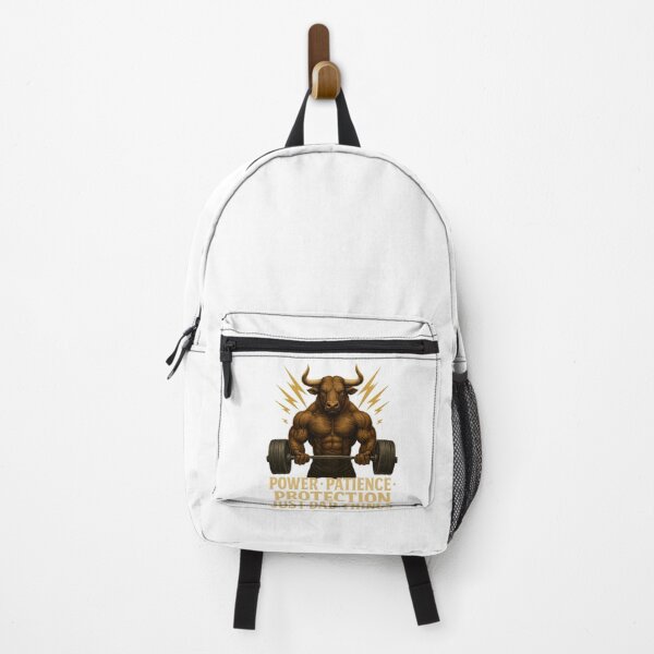 Item preview, Strong Bull Dad – Power Patience Protection Gym Art designed and sold by JenniferCreaArte .