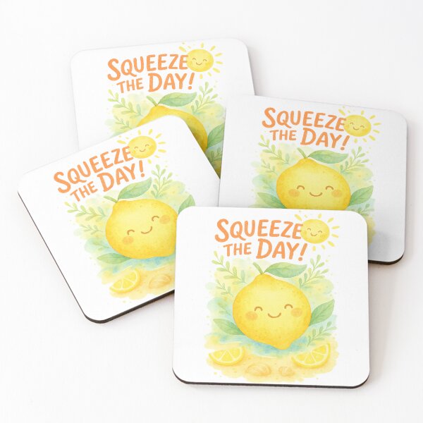 Item preview, Watercolor Summer Vibes Lemon Squeeze the Day Lemonade designed and sold by MeroroGraphics.
