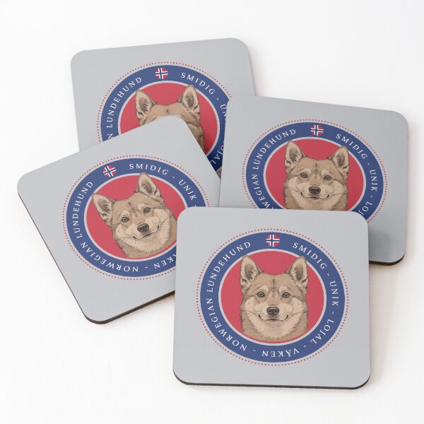 Item preview, Norwegian Lundehund: Agile Unique Loyal Alert designed and sold by KiwiRider.