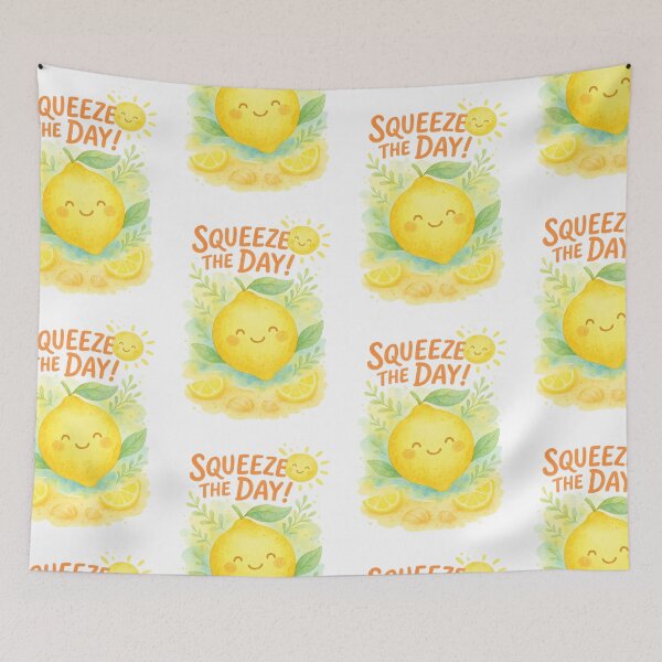 Item preview, Watercolor Summer Vibes Lemon Squeeze the Day Lemonade designed and sold by MeroroGraphics.
