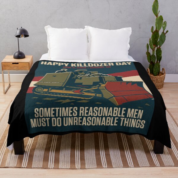 Item preview, Happy Killdozer Day Poster – Retro Style Tribute to June 4, 2004 designed and sold by HappyResistance.