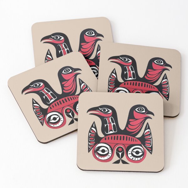 Item preview, Canada’s Pacific Northwest Indigenous – Raven and Salmon Motif designed and sold by Myra365Art.