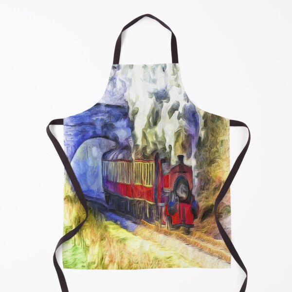Item preview, Van Gogh Style Steam Train designed and sold by Londonimages.