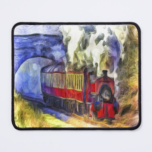 Item preview, Van Gogh Style Steam Train designed and sold by Londonimages.