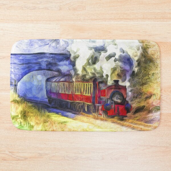 Item preview, Van Gogh Style Steam Train  designed and sold by Londonimages.