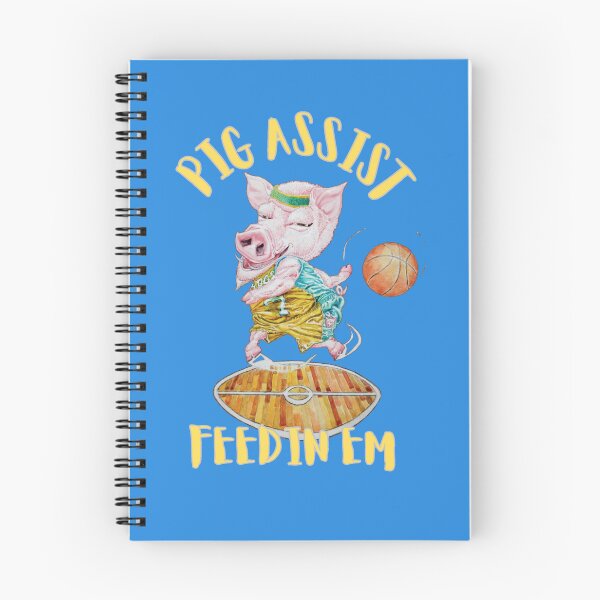 Item preview, PIG ASSIST BASKETBALL T-SHIRT  designed and sold by DennisKing.
