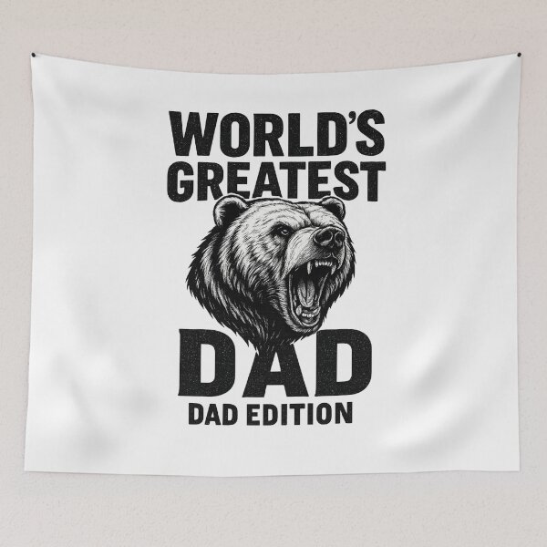 Item preview, Alpha Dad – Strength Wisdom Roar Bear Art for Father’s Day designed and sold by JenniferCreaArte .