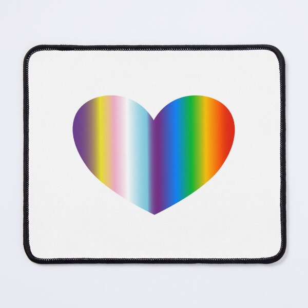 Item preview, LGBTQ Pride inclusive rainbow heart designed and sold by Inspirationmotivation.