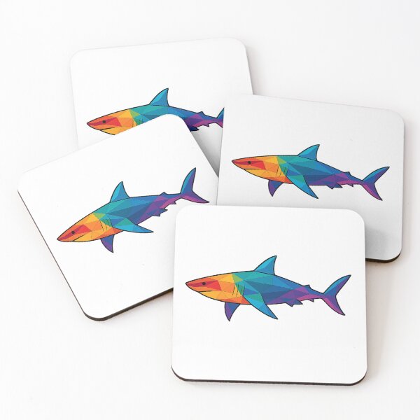 Item preview, Prismatic Shark designed and sold by TheWonkyEaselCo.