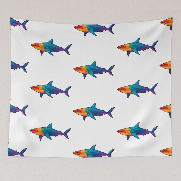 Item preview, Prismatic Shark designed and sold by TheWonkyEaselCo.