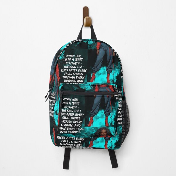 Item preview, Quiet Strength – Inspirational Quote with Woman with Locs | Empowerment Graphic designed and sold by WHDProduction45.